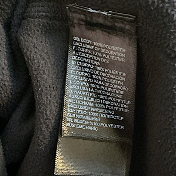 The North Face Black Quarter Zip Fleece Pullover Jacket Women's Sz S Activewear - Picture 6 of 6